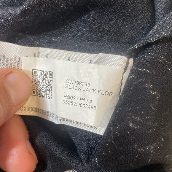 Floral Black and White Dress Size Large - Picture 11 of 11